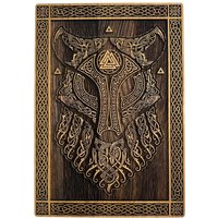 Wolf - Wikinger, Holzbild 21 X 30 cm Wolf - Wikinger, Holzbild 21 X 30 cm von WulflundJewelry