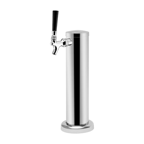 Bierspender,3'' Silber Single Tap Edelstahl Einkopf-WeinsäUle Fassbierturm Bierzapfanlage Bierspender Mit Wasserhahn,Für Abgabe Von Weißwein, Bier Und Anderen Getränken Bierspender,3'' Silber Single Tap Edelstahl Einkopf-WeinsäUle Fassbierturm Bierzapfanlage Bierspender Mit Wasserhahn,Für Abgabe Von Weißwein, Bier Und Anderen Getränken von Wulimasun