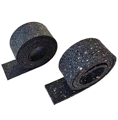 Rolle/Zuschnitt aus Gummigranulat WÄHLEN BREITE: 50mm bis 300mm - STÄRKE: 3 bis 10mm - LÄNGE: 50 bis 10000mm/AUSWAHL: 60mm x 10000mm x 6mm/Terrassenpads Terrassenbau Rollen Unterleger Haus Garten von Wulkow