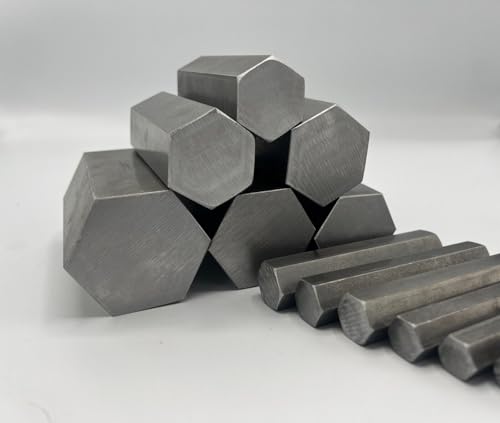 Sechskant Stahl SW 60 Länge: 400mm Material 11SMn30 - Schlüsselweite SW13 bis SW 60 - Länge: 40mm bis 1000mm von Wulkow
