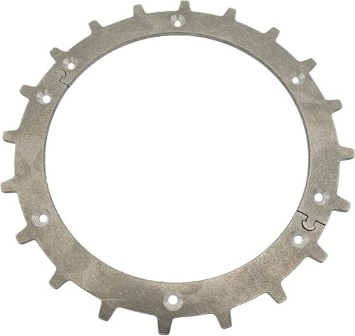 Wulkow ALUMINIUM Mähroboter Spikes - passend für GARDENA R38li R40li R45li R50li R70li R80li - Traktionshilfe ZWEITEILIG- einfache Montage - ENTGRATET - mit Edelstahl Schrauben - MADE IN GERMANY von Wulkow