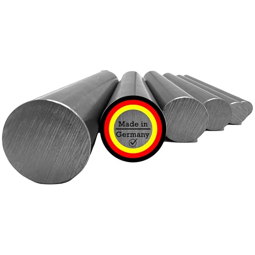Wulkow Rundstahl S355 J2+C Ø 60mm x 70mm - LÄNGE 10mm bis 1000mm WÄHLEN - Durchmesser 8mm bis 80mm - Rundeisen gezogen h9 | ST 52 K - 1.0570 | Welle Baustahl rund von Wulkow