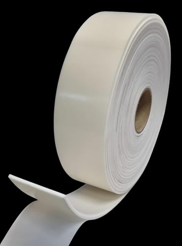 Wulkow Schaumdichtung weiß passend für VELUX - Breite 54mm - Länge 0,1m bis 10m - AUSWAHL: 54mm x 100mm - Dichtung selbstklebend Lüftungsklappe Holz-Dachfenster Kunststoff-Dachfenster von Wulkow