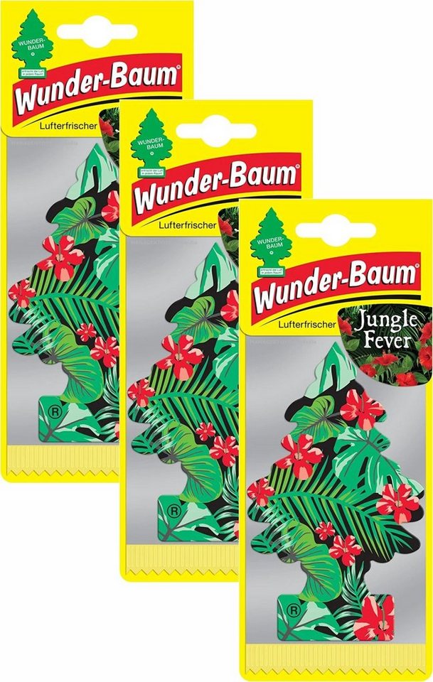 Wunder-Baum Hänge-Weihnachtsbaum 3er Set Jungle Fever Wunderbaum little Tree drei Stück von Wunder-Baum