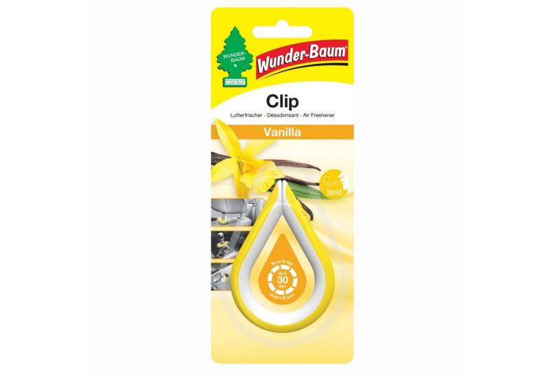 Kunstbaum Clip Vanille Wunderbaum Vanilla Duft Lufterfrischer, Wunder-Baum Kunstbaum Clip Vanille Wunderbaum Vanilla Duft Lufterfrischer, Wunder-Baum von Wunder-Baum