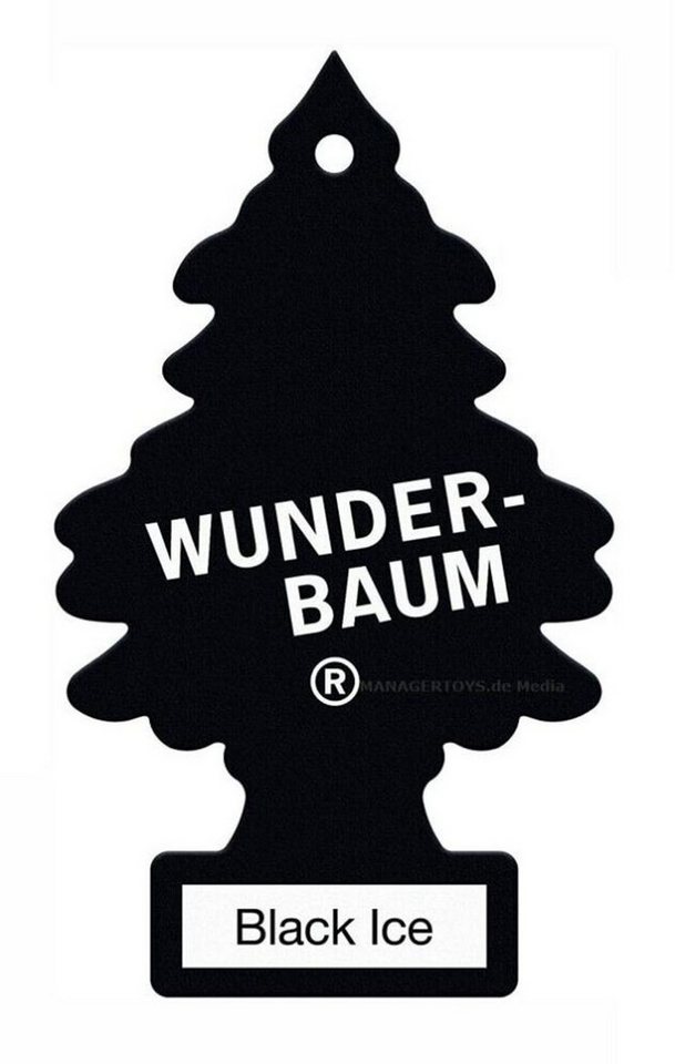 Wunder-Baum Raumduft 8x Wunderbaum 3er Set Black Ice Lufterfrischer Auto Duft Raum PKW Wunder-Baum Raumduft 8x Wunderbaum 3er Set Black Ice Lufterfrischer Auto Duft Raum PKW von Wunder-Baum