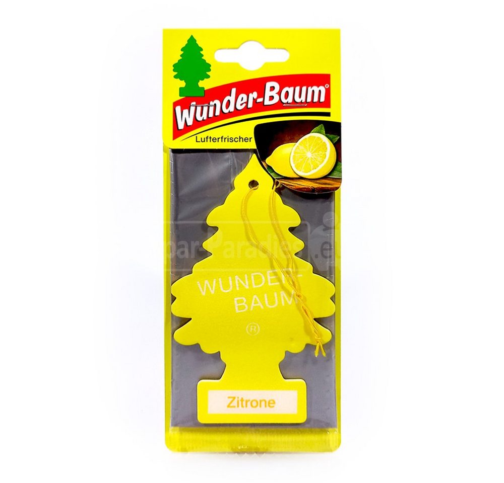 Wunder-Baum Raumduft Wunderbaum Lufterfrischer zum Aufhängen Zitrone von Wunder-Baum