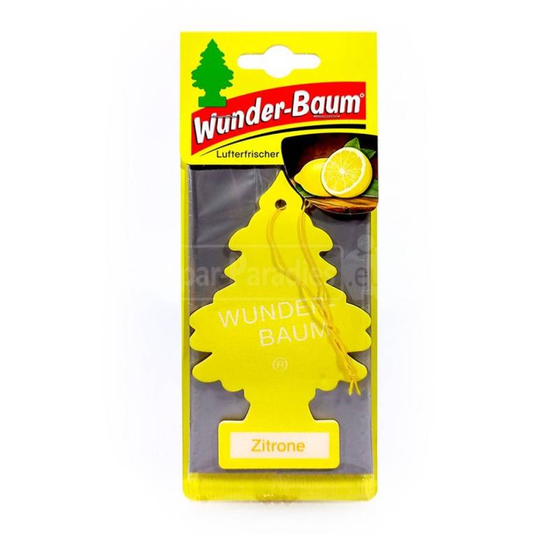 Wunder-Baum Geruchsentferner Wunder-Baum Lufterfrischer zum Aufhängen Zitrone von Wunder-Baum