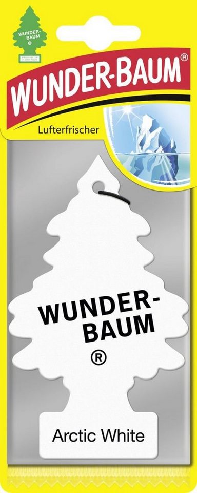 Wunder-Baum Raumduft Wunderbaum Papierlufterfrischer Arctic White von Wunder-Baum