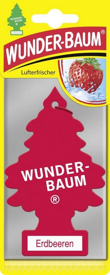 Wunder-Baum Raumduft Wunderbaum Papierlufterfrischer Erdbeere von Wunder-Baum