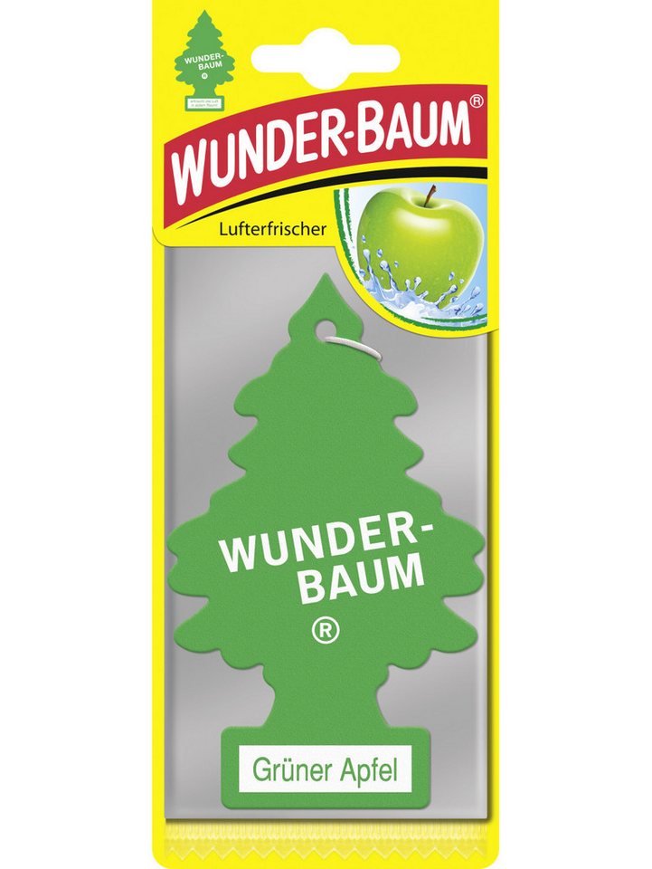 Wunder-Baum Raumduft Wunderbaum Papierlufterfrischer Grüner Apfel von Wunder-Baum