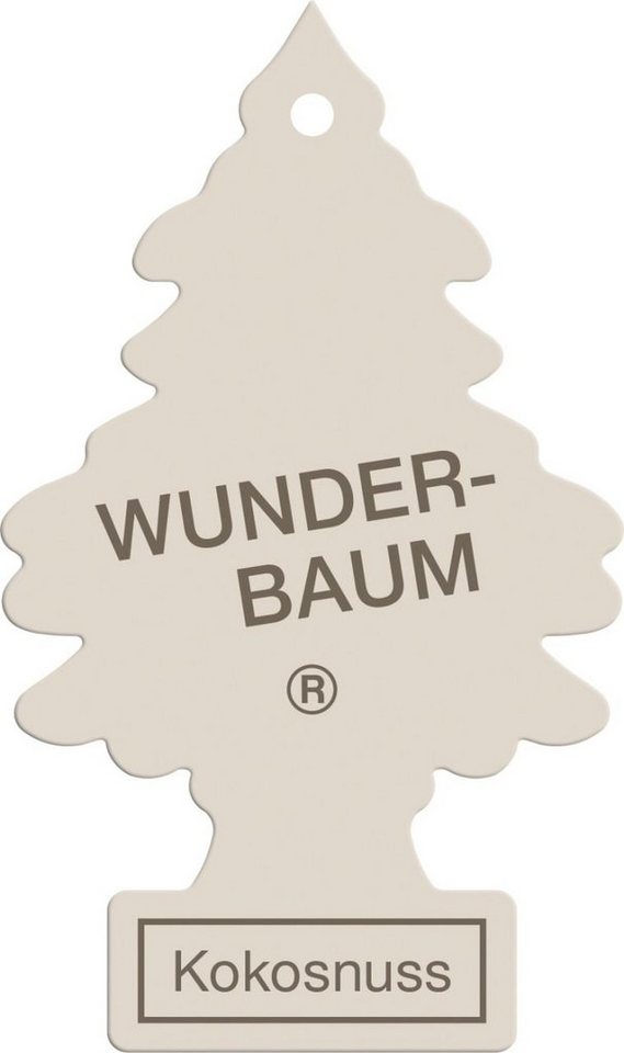 Wunder-Baum Raumduft Wunderbaum Papierlufterfrischer Kokosnuss von Wunder-Baum