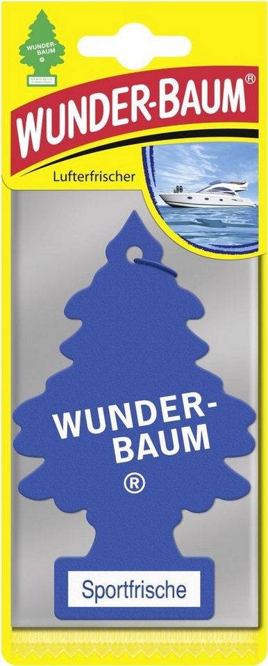 Wunder-Baum Raumduft Wunderbaum Papierlufterfrischer Sportfrische von Wunder-Baum