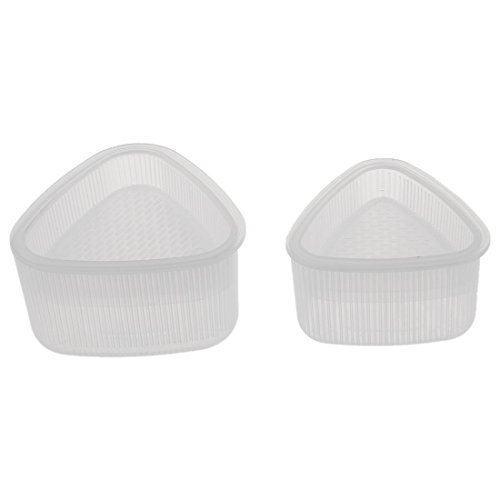 Wunder Company 2 Stueck Dreieckige Form Silikon Backform Transparent Praktisch Baking Pan von Wunder Company