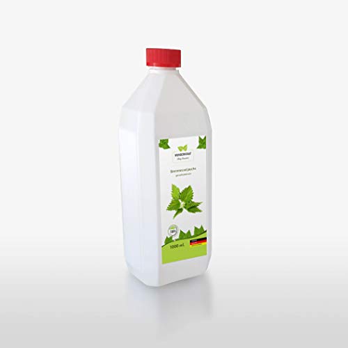 WunderKraut 100% pflanzlicher Flüssigdünger I Brennnesseljauche geruchsintensiv I Brennnesselsud I Biodünger I Naturdünger I Dünger I Natürlicher Universaldünger Grünpflanzen I (Garten, 1 Liter) von WunderKraut