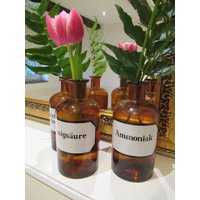 Alte Apothekerflasche Mit Lärchenzweig , Vintage, Naturdeko, Tischdeko, Besondere Deko Alte Apothekerflasche Mit Lärchenzweig , Vintage, Naturdeko, Tischdeko, Besondere Deko von WunderNatur