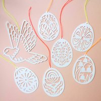 Ostereier Als Osterschmuck Und Ostergeschenk Aus Papier - Umweltfreundliche Deko Für Ein Schönes Zuhause Familie Kinder von WunderWerkLaden