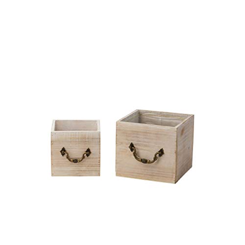 Wunderbar Deko Holz Blumentopf Blumenkübel Übertopf Schublade 2er Set Wunderbar Deko Holz Blumentopf Blumenkübel Übertopf Schublade 2er Set von Wunderbar Deko