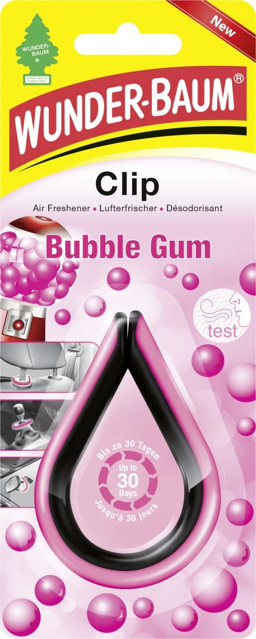 Wunderbaum Lufterfrischer Clip Bubble Gum von Wunderbaum