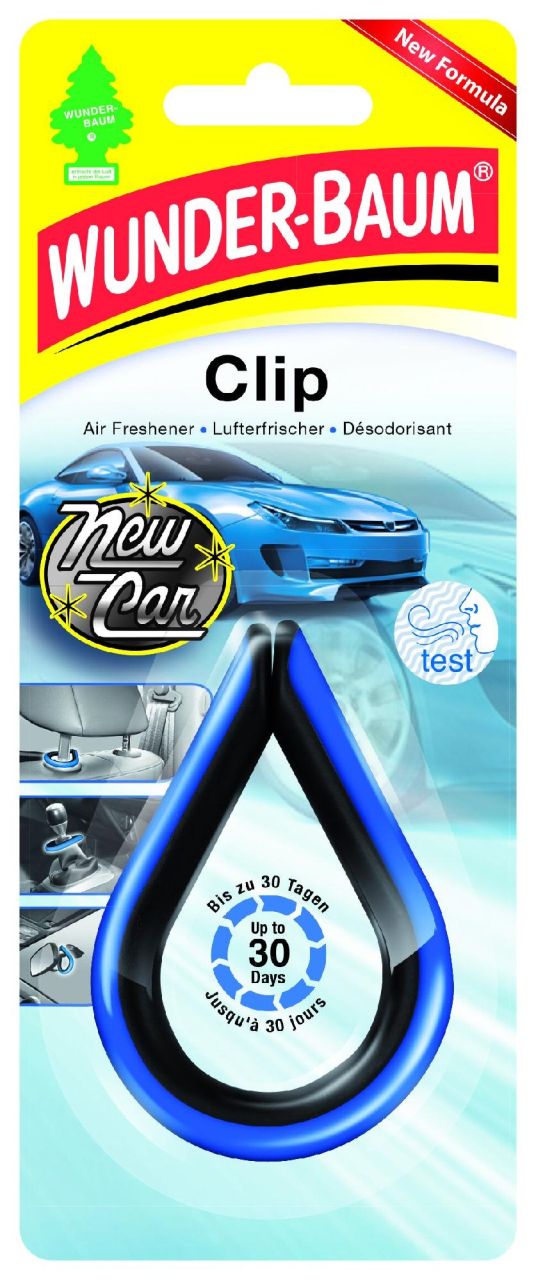 Wunderbaum Lufterfrischer Clip New Car von Wunderbaum