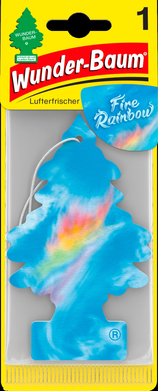 Wunderbaum Papierlufterfrischer Fire Rainbow von Wunderbaum