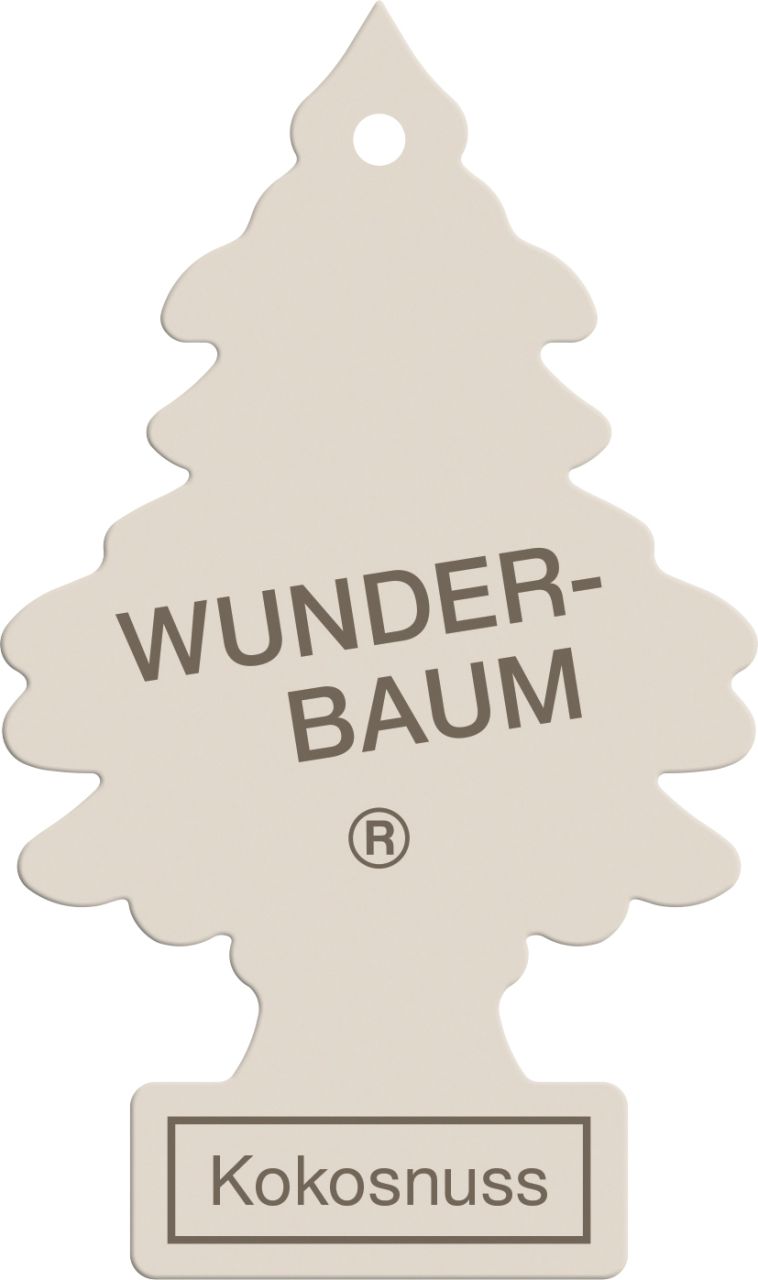 Wunderbaum Papierlufterfrischer Kokosnuss von Wunderbaum