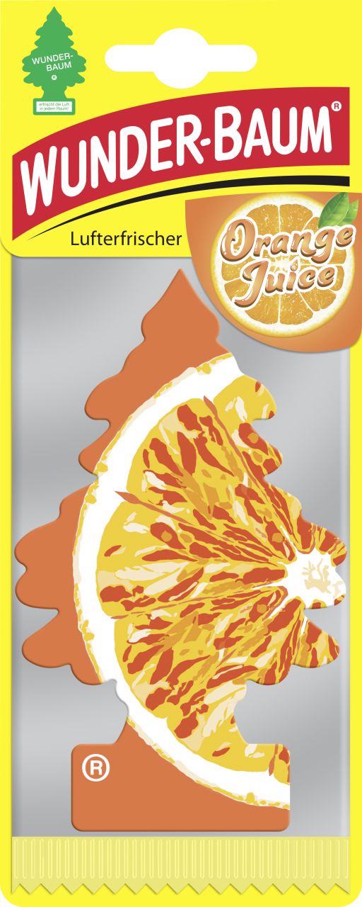 Wunderbaum Papierlufterfrischer Orange Juice von Wunderbaum