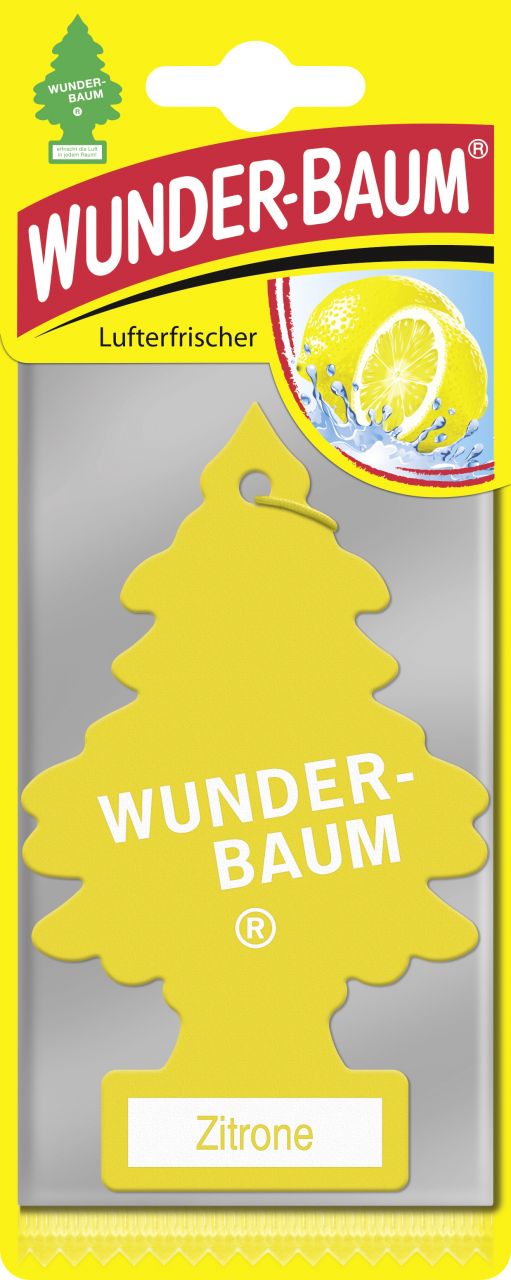 Wunderbaum Papierlufterfrischer Zitrone von Wunderbaum