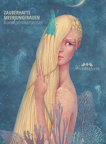 Kunstpostkarten-Set "Zauberhafte Meerjungfrauen": 8 Postkarten, hohe Qualität, Kunstdruck, Kollektionsausgabe von Wunderhaus