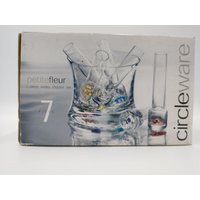 Designer Circleware 7 Teiliges Wodka Shooter Set Barware von Wunderkammerland