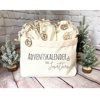 Adventskorb, Adventskalender Personalisiert Mit Namen Adventskorb, Adventskalender Personalisiert Mit Namen von WunderlichWohnen