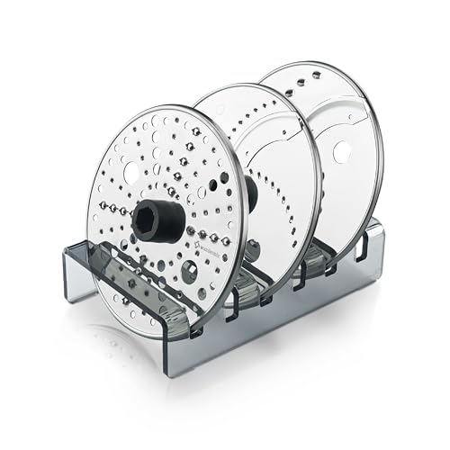 Wundermix - WunderKeeper® Disc • Scheibenhalterung für WunderSlicer Schneidscheiben, WunderPeeler & WunderPlate • Aufbewahrung für Thermomix Schneidscheiben • Thermomix Zubehör von Wundermix