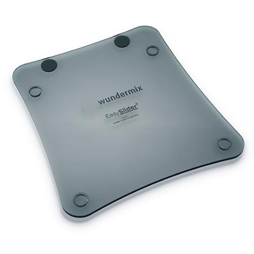 Wundermix - EasySlider® Gleitbrett aus Acrylglas für Monsieur Cuisine Trend & Connect • Gleiter für Monsieur Cuisine Küchenmaschine • Gleitbrett MCC & MC Trend • Gleitbrett Unterlage von Wundermix