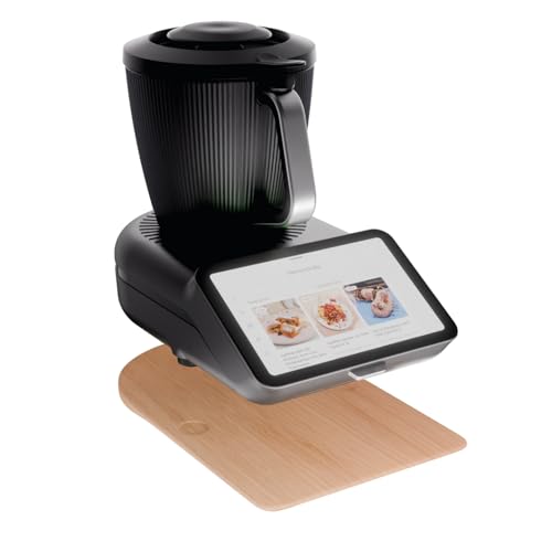 Wundermix – KitchenSlider® H | Premium Gleitbrett aus Echtholz für Thermomix TM7 • müheloses Verschieben mit Teflongleitern • standsicher dank Gummistopper • Made in Germany • Buche von Wundermix