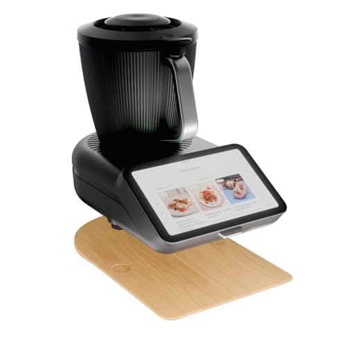 Wundermix – KitchenSlider® H | Premium Gleitbrett aus Echtholz für Thermomix TM7 • müheloses Verschieben mit Teflongleitern • standsicher dank Gummistopper • Made in Germany • Eiche von Wundermix