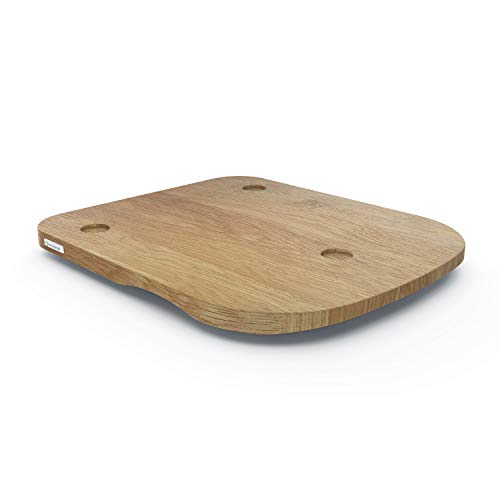 Wundermix - KitchenSlider® H V2 Plus Gleitbrett aus Holz • Ökologisches Gleitbrett TM6 & TM5 • Gleitbrett für Thermomix • Holz-Gleiter - Eiche von Wundermix