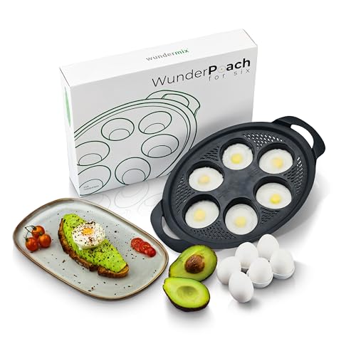 Wundermix - WunderPoach® for six • Pochiereinsatz für Thermomix • Eier pochieren im TM • Pochierte Eier • Egg Boiler • Thermomix Zubehör • Eierkocher für 6 Eier von Wundermix