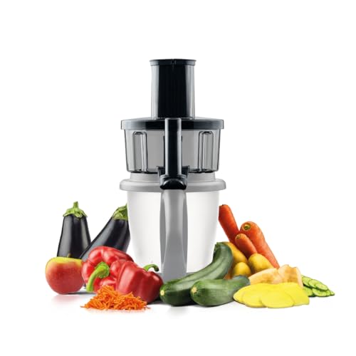 Wundermix - WunderSlicer® V2 Gemüseschneider für Thermomix TM6, TM5 • Gemüse & Obst schneiden & raspeln im Thermomix • Innovative Küchenhilfe • Made in Germany von Wundermix