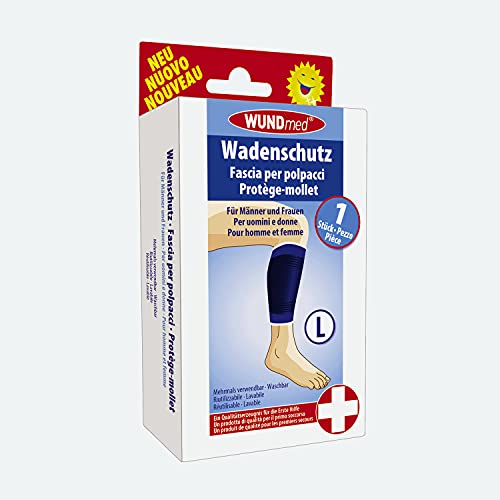 Wundmed Wadenschutz Bandage Der Wadenschutz ist waschbar und daher zur mehrmaligen Verwendung geeignet (XL) blau von Wundmed