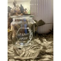 Personalisiertes Deko Windlicht/Kerzenglas Als Auf Der Hochzeit, Feiern Oder Geschenk Personalisiertes Deko Windlicht/Kerzenglas Als Auf Der Hochzeit, Feiern Oder Geschenk von WunschWerkGravur