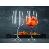 Aperol Glas Mit Gravur "Club Der Aperoliker" - Aperol Spritz Liebhaber Made in Germany Geschenkidee Von Spiegelau Serie Style von WunschWerkstattHD