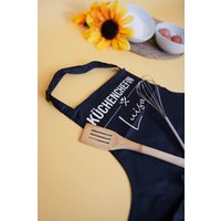 Personalisierte Küchenchefin Kochschürze/Grillschürze Backschürze Mit Bauchtasche Damenherren Muttertag Geburtstag von Wunschsticker