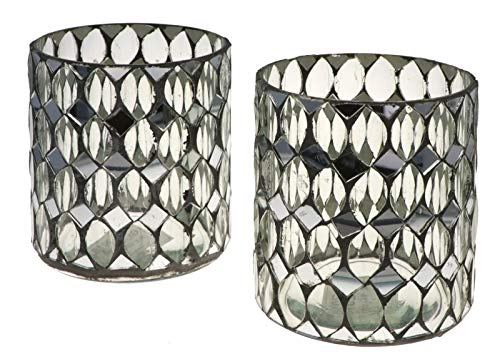 Wuona Objects Nona RAJA 2018-9x10cm - 2er Set - Mosaik Teelichtglas Teelichtgläser Kerzenglas Kerzengläser Mosaikglas orientalisch Vintage Wuona Objects Nona RAJA 2018-9x10cm - 2er Set - Mosaik Teelichtglas Teelichtgläser Kerzenglas Kerzengläser Mosaikglas orientalisch Vintage von Wuona Objects