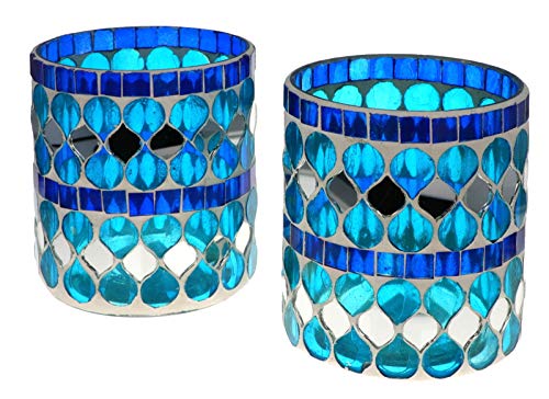 Wuona Objects Nona RAJA 3017-9x10cm - 2er Set - Mosaik Teelichtglas Teelichtgläser Kerzenglas Kerzengläser Mosaikglas orientalisch Vintage Wuona Objects Nona RAJA 3017-9x10cm - 2er Set - Mosaik Teelichtglas Teelichtgläser Kerzenglas Kerzengläser Mosaikglas orientalisch Vintage von Wuona Objects