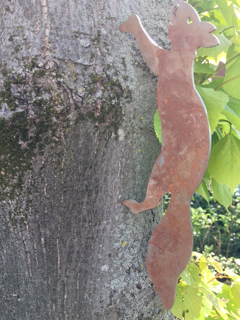 Eichhörnchen in rostiger Ausführung Eichhörnchen in rostiger Ausführung von Wupperkotten