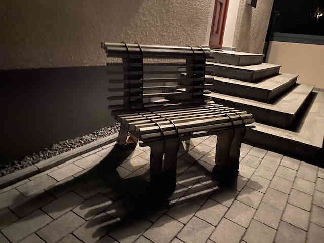 Gartenbank als Bausatz Gartenbank als Bausatz von Wupperkotten