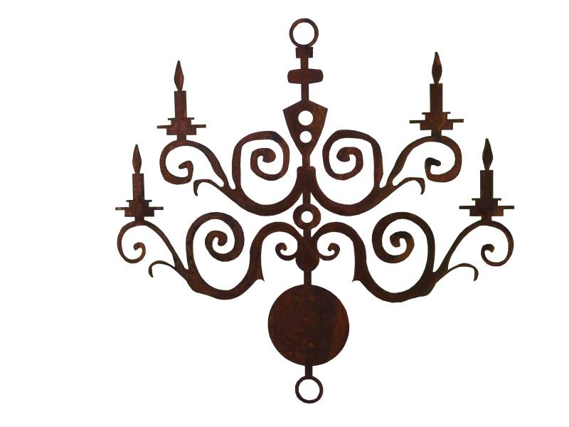 Kronleuchter "Klassisch" in rostig Kronleuchter "Klassisch" in rostig von Wupperkotten