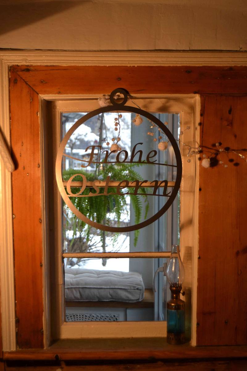 Osterkranz "Frohe Ostern" Türkranz - Adventskranz Osterkranz "Frohe Ostern" Türkranz - Adventskranz von Wupperkotten