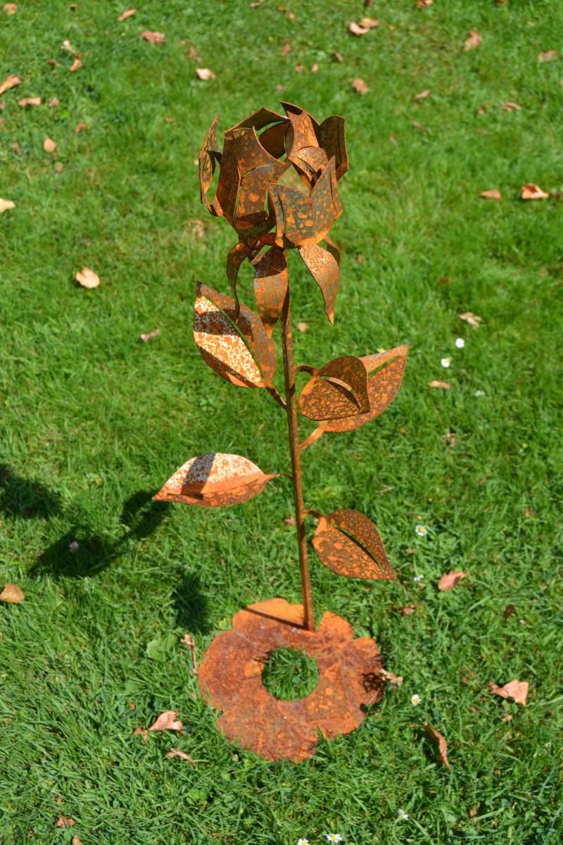 Rose in rostiger Ausführung Rose in rostiger Ausführung von Wupperkotten