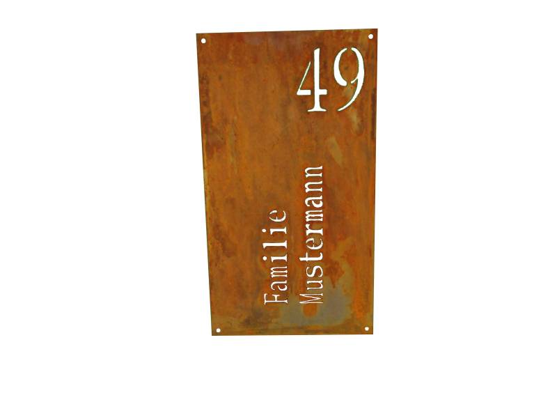 Türschild "Typ 01" Türschild "Typ 01" von Wupperkotten